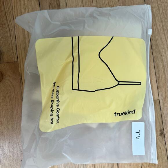 NEW TrueKind Women's XL Supportive Comfort Wireless Shaping Bra Beige Nude Cream - Picture 10 of 10